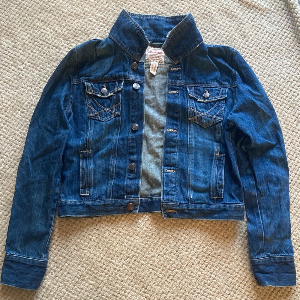 Aeropostale Women’s Blue Denim Jean Jacket
